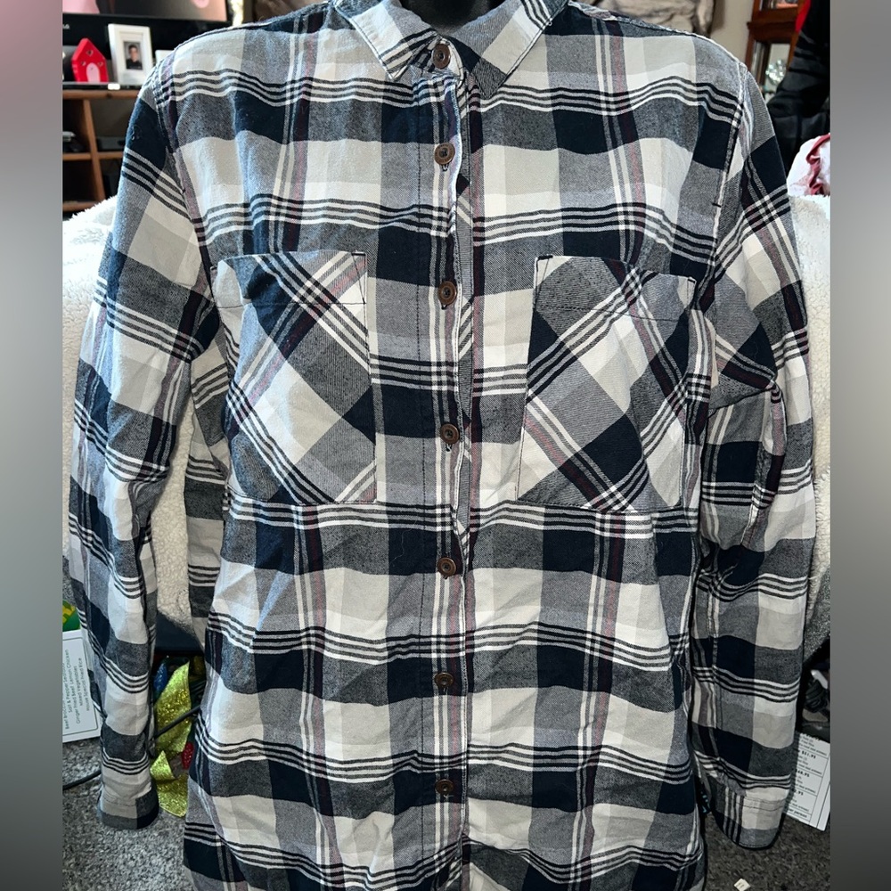 O’Neill Flannel Plaid Button Up Shirt